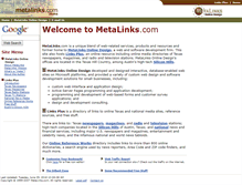 Tablet Screenshot of metalinks.com